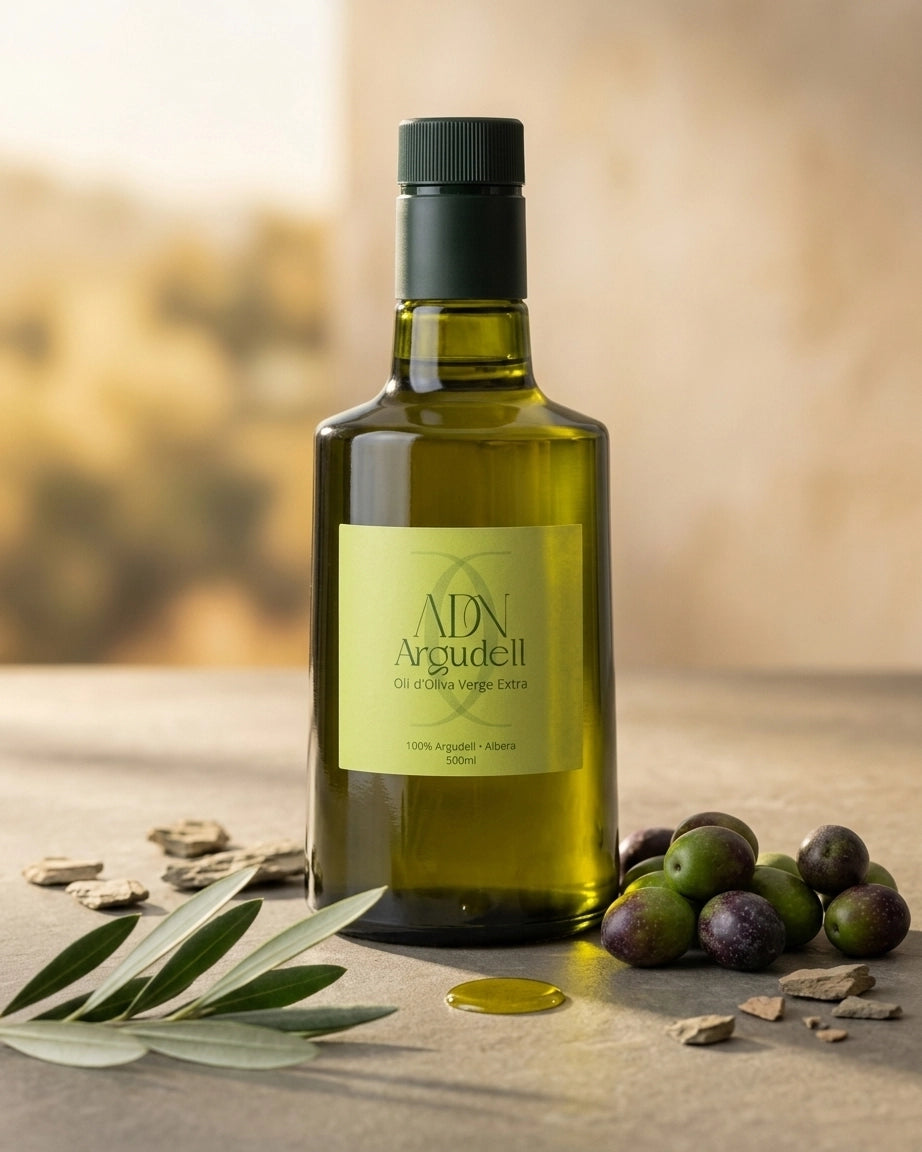 Aceite de Oliva Virgen Extra ADN Argudell en cristal – DOP Aceite de Oliva del Empordà