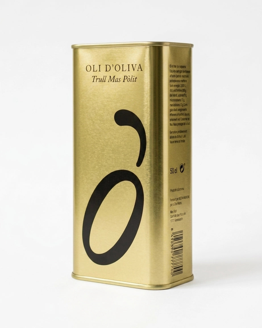 Aceite de Oliva Virgen Extra Trull Mas Pòlit Arbequina 500ml en lata de aluminio – Aceite de Oliva del Empordà