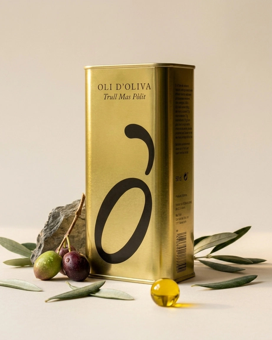 Aceite de Oliva Virgen Extra Trull Mas Pòlit Arbequina 500ml en lata de aluminio – Aceite de Oliva del Empordà