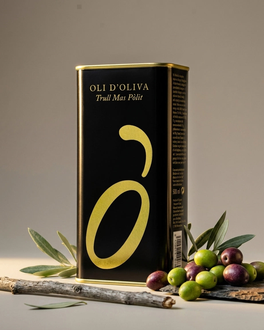 Aceite de Oliva Virgen Extra Trull Mas Pòlit Argudell 500ml en lata de aluminio – DOP Aceite de Oliva del Empordà
