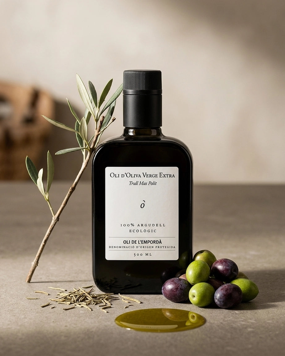 Aceite de Oliva Virgen Extra Trull Mas Pòlit Reserva Familiar Cristal – DOP Oli de l'Empordà