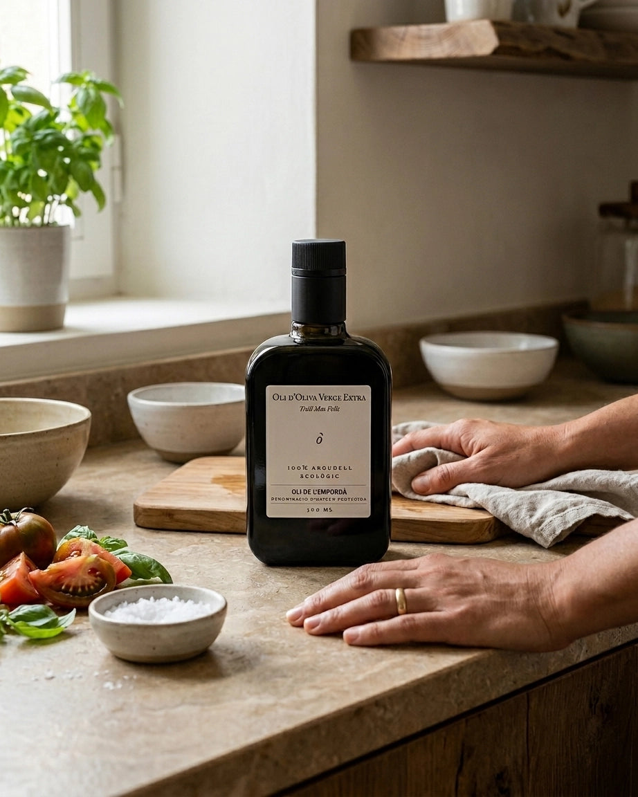 Aceite de Oliva Virgen Extra Trull Mas Pòlit Reserva Familiar Cristal – DOP Oli de l'Empordà